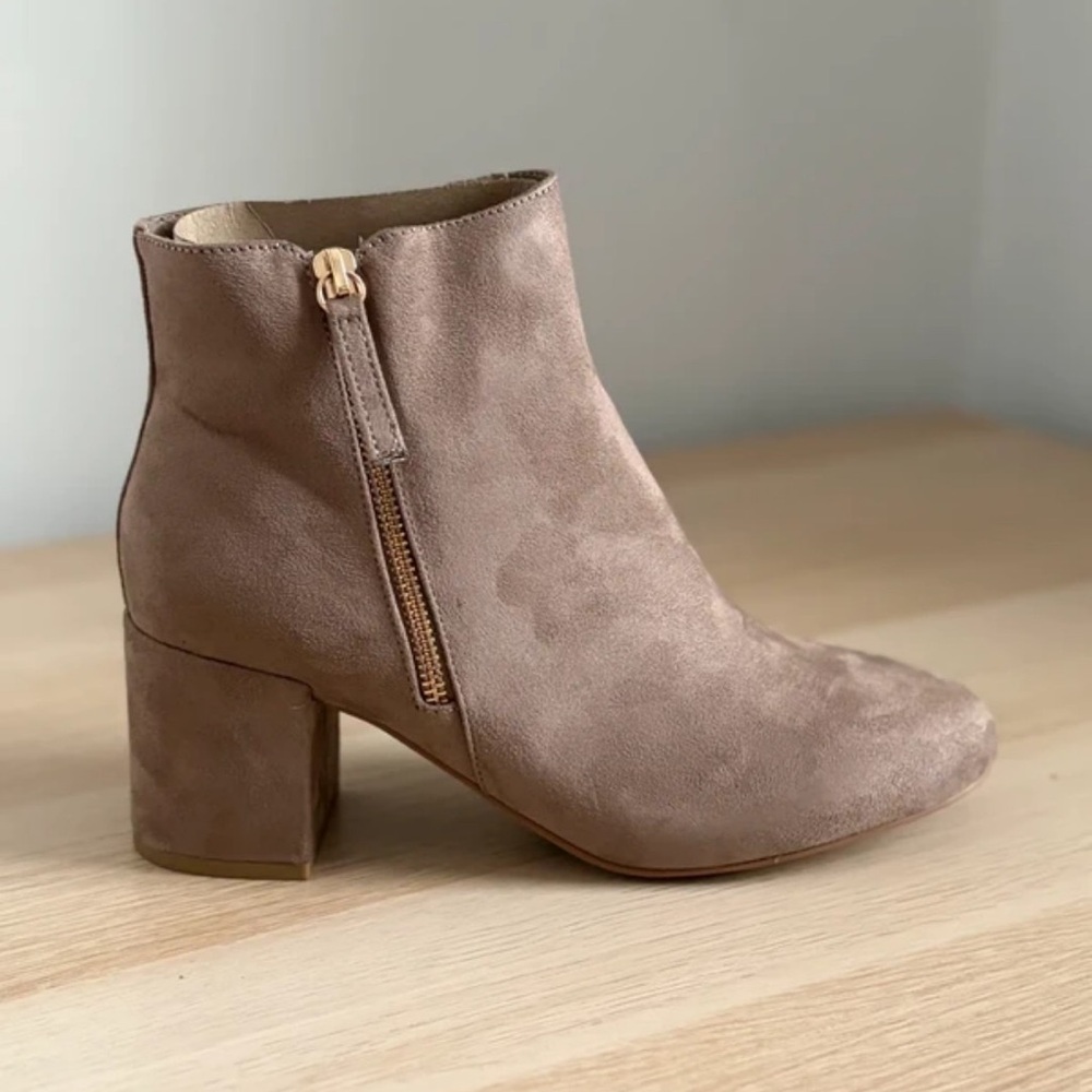 Elegant Taupe Ankle Boots